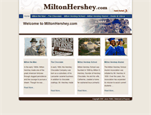 Tablet Screenshot of miltonhershey.com